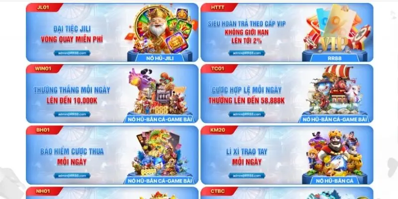 Hướng dẫn tham gia nhận thưởng khuyến mãi RR88