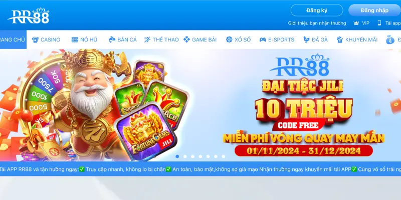 Giới thiệu RR88 là nhà cái đẳng cấp quốc tế